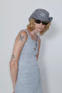 DRAW CODE SAFARI BUCKET HAT -COLD GRAY-